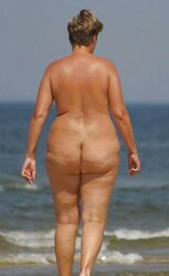 Mature on the beach