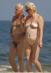 Mature on the beach