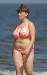 Mature on the beach