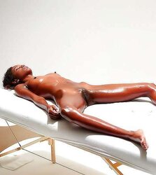 Girl/girl rubdown