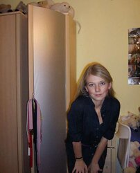 Blond damsel gets nude