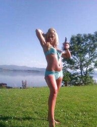 Scottish blond chav mega-slut part