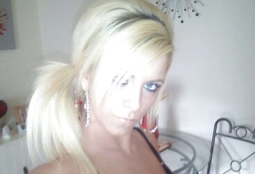 Scottish blond chav mega-slut part