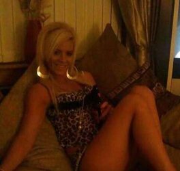 Scottish blond chav mega-slut part