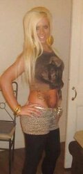 Scottish blond chav mega-slut part