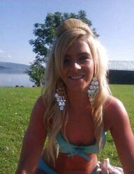 Scottish blond chav mega-slut part