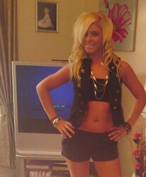 Scottish blond chav mega-slut part