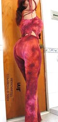 Mexicana pantalon rojo