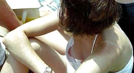 Downblouse bosom
