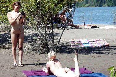 NAKED AT THE BEACH