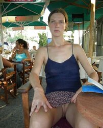 Bottomless fuckbox showcasing. Some in public.