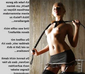 Female Dom captions german part