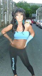 Facebook tramps in steaming leggings