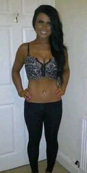 Facebook tramps in steaming leggings