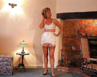 Girls in white vintage