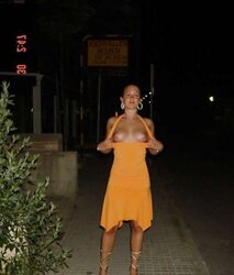Demonstrating and upskirt exhibit