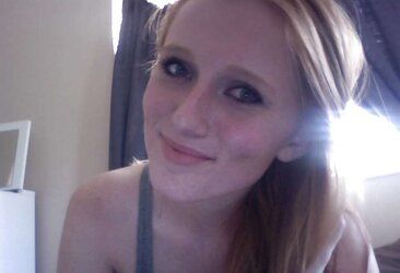 Steamy Redhead Teenager Self Shot Part