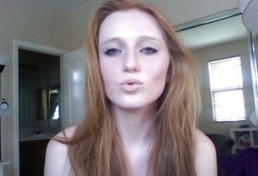 Steamy Redhead Teenager Self Shot Part