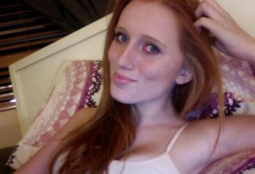 Steamy Redhead Teenager Self Shot Part