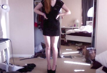 Steamy Redhead Teenager Self Shot Part