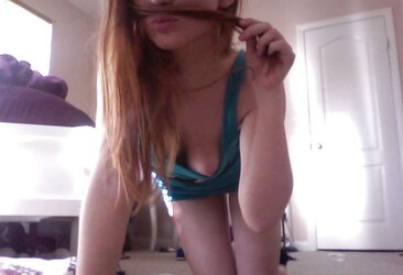 Steamy Redhead Teenager Self Shot Part