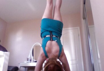 Steamy Redhead Teenager Self Shot Part