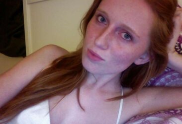 Steamy Redhead Teenager Self Shot Part