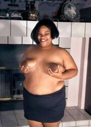 Ample dark-hued areolas ----yam-sized bevy---- part
