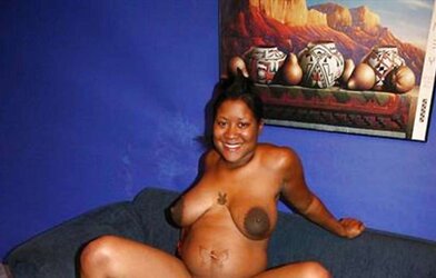 Ample dark-hued areolas ----yam-sized bevy---- part