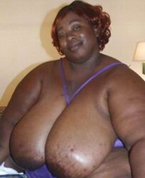 Ample dark-hued areolas ----yam-sized bevy---- part