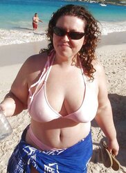Bikini swimsuit brassiere plumper mature clothed teenager hefty melons
