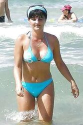 Bikini swimsuit brassiere plumper mature clothed teenager hefty melons