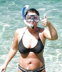 Bikini swimsuit brassiere plumper mature clothed teenager hefty melons