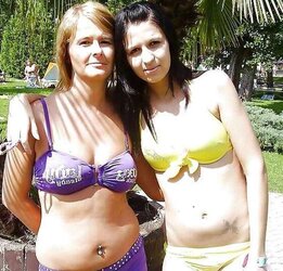 Bikini swimsuit brassiere plumper mature clothed teenager hefty melons