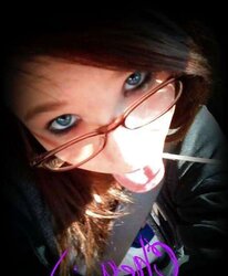 Adorable nerdy teenager
