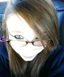 Adorable nerdy teenager