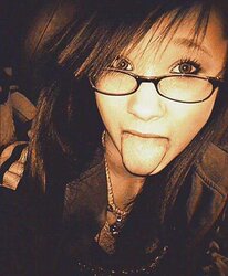 Adorable nerdy teenager