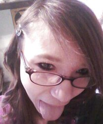 Adorable nerdy teenager