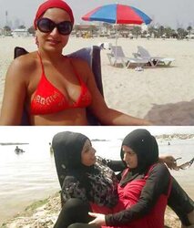 Hijab niqab arab paki turban wifey mallu india jilbab river