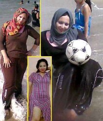 Hijab niqab arab paki turban wifey mallu india jilbab river