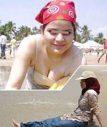 Hijab niqab arab paki turban wifey mallu india jilbab river