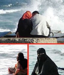Hijab niqab arab paki turban wifey mallu india jilbab river