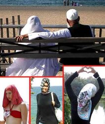 Hijab niqab arab paki turban wifey mallu india jilbab river
