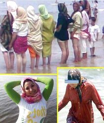 Hijab niqab arab paki turban wifey mallu india jilbab river