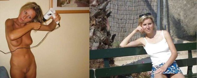 Before and after getting bare