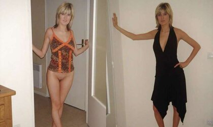 Before and after getting bare