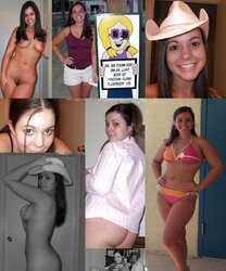 Real Clothed and Disrobed Lovelies