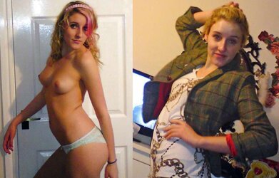 Real Clothed and Disrobed Lovelies