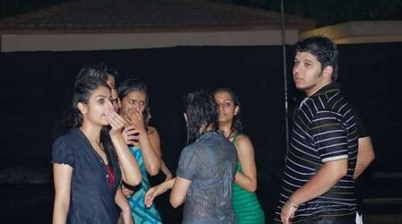 Indian teenager bare