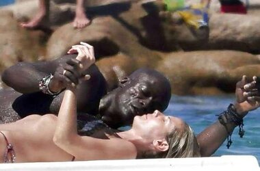 ENORMOUS DARK-HUED BONER PARAMOUR - Heidi Klum